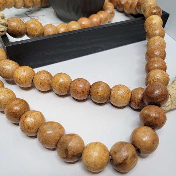 Wood Bead Garland - Picture 3 of 4